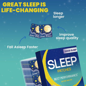 Patch de sommeil LabPack appliqué sur la peau