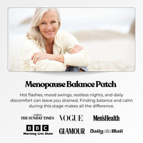 Patch de soutien à la ménopause The Patch Collection avec détails des ingrédients
