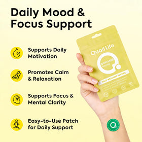 Patch Dopamine QualiLife appliqué sur la peau