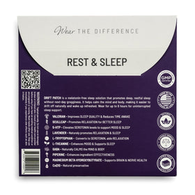 Patch Drift Wear Wellness appliqué sur la peau