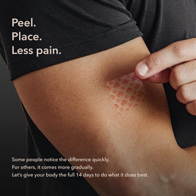 Patch Freedom en gros plan sur la peau