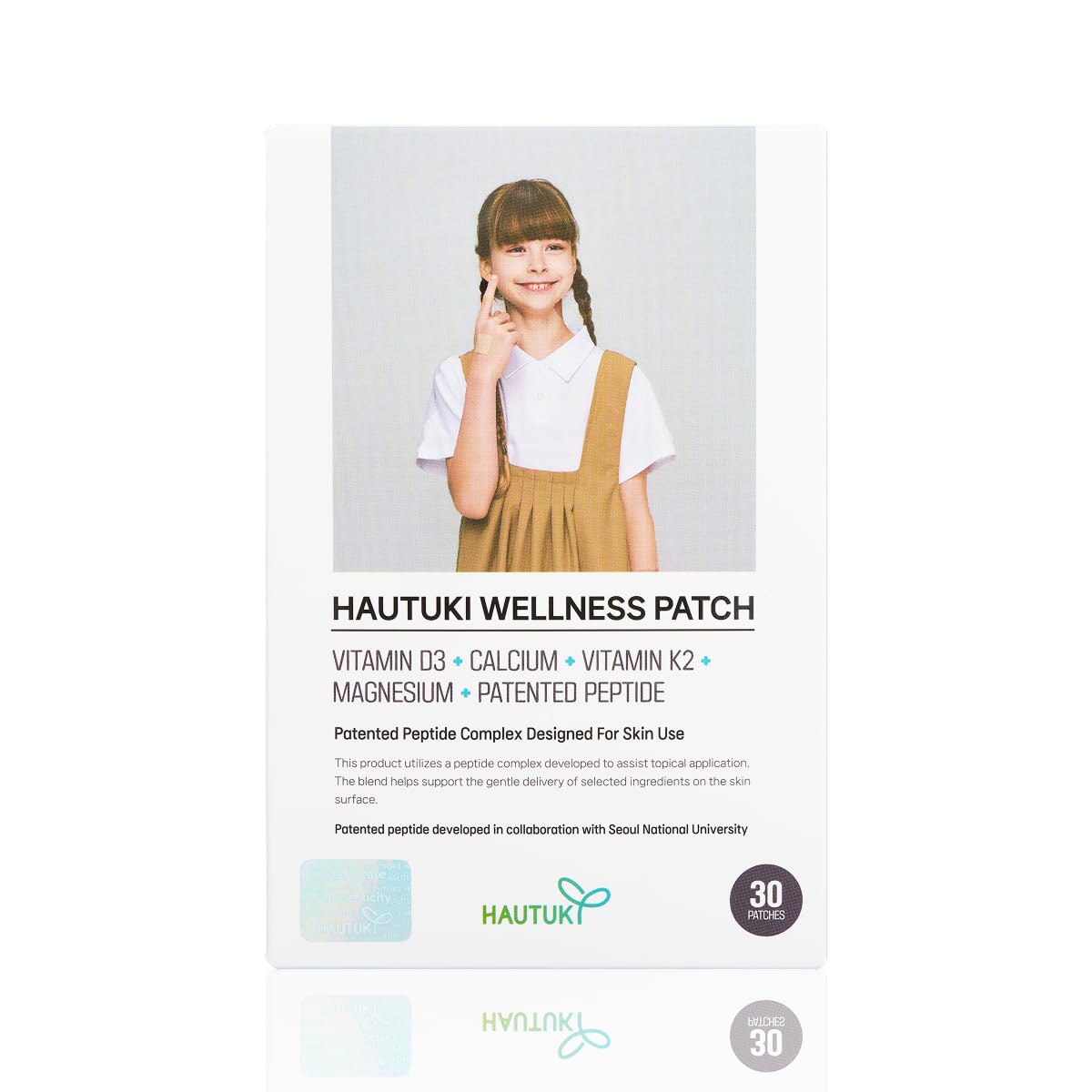 Patch Hautuki pour enfants, modèle pour soutien à la croissance