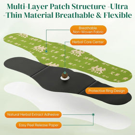 Patch herbes japonaises CRIVERY dans un cadre de vie quotidienne