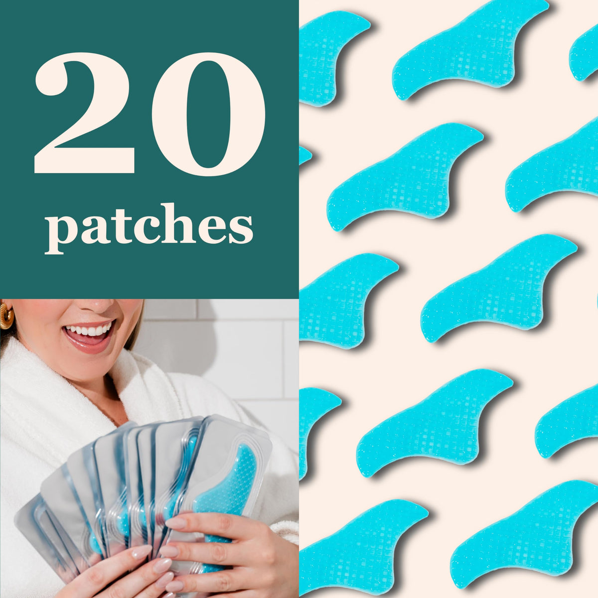 Patch JANE VINE appliqué sur le front, montrant son utilisation