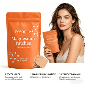 Patch magnésium POSOJPIP sur fond blanc