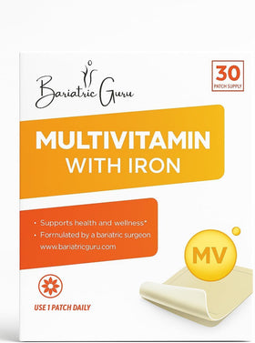 Patch multivitaminé Bariatric Guru vue avant avec emballage