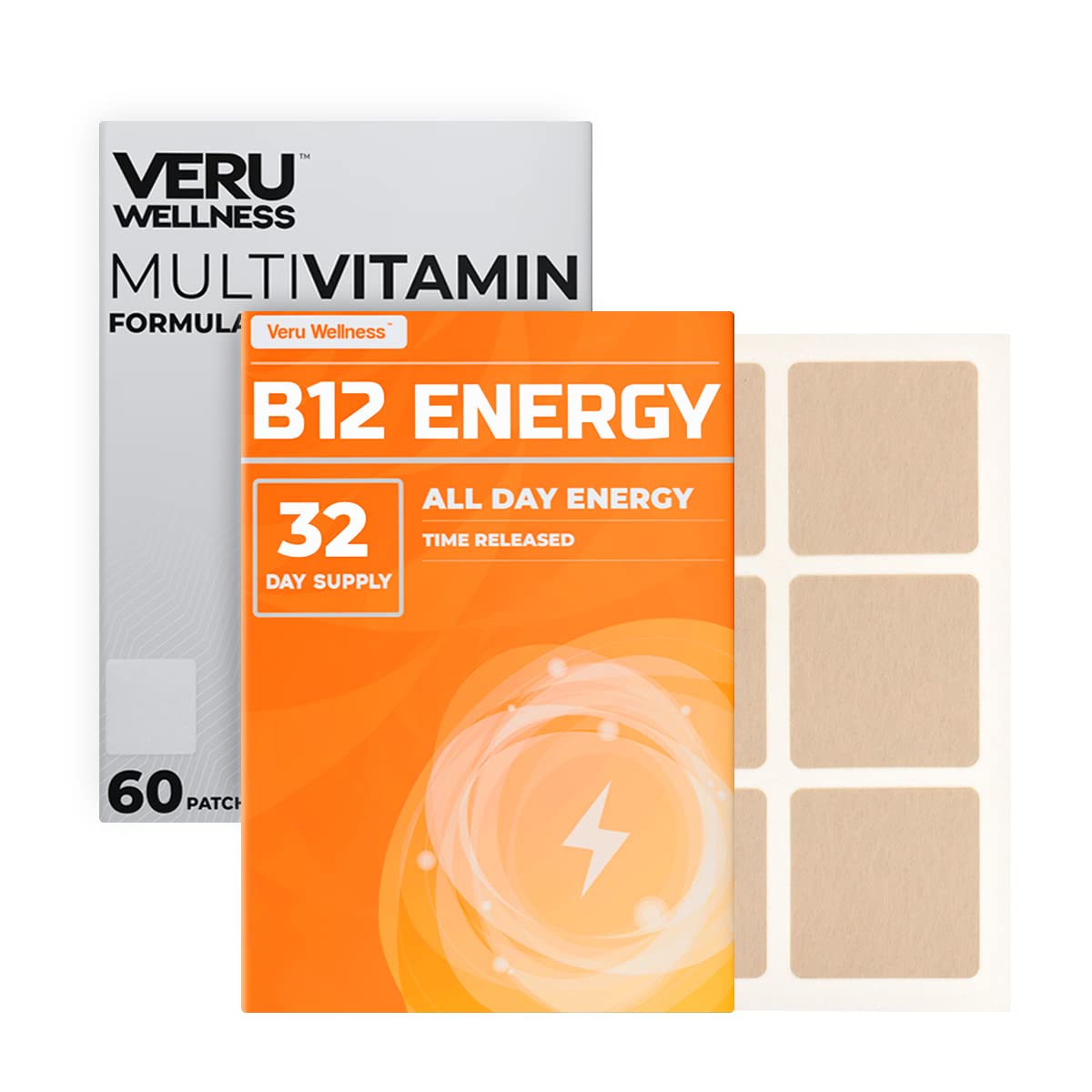 Patch multivitamine Veru Wellness bariatrie avec B12 et fer, vue de face