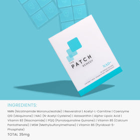 Patch NAD+ The Patch Remedy, utilisation sur peau