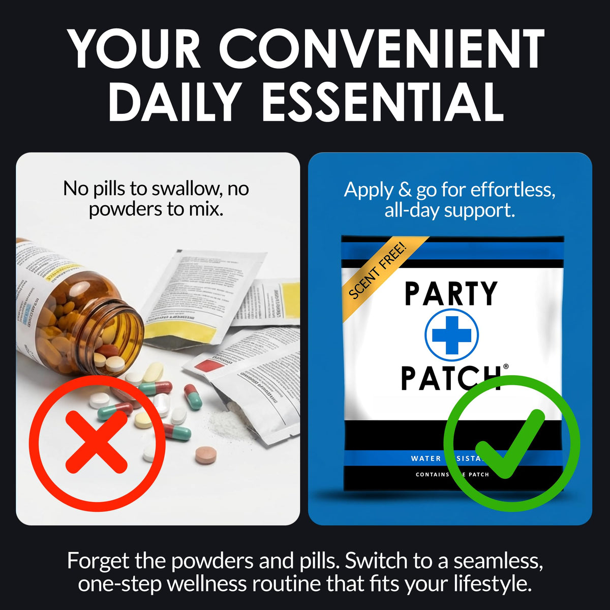 Patch Party utilisé lors d'une fête en extérieur