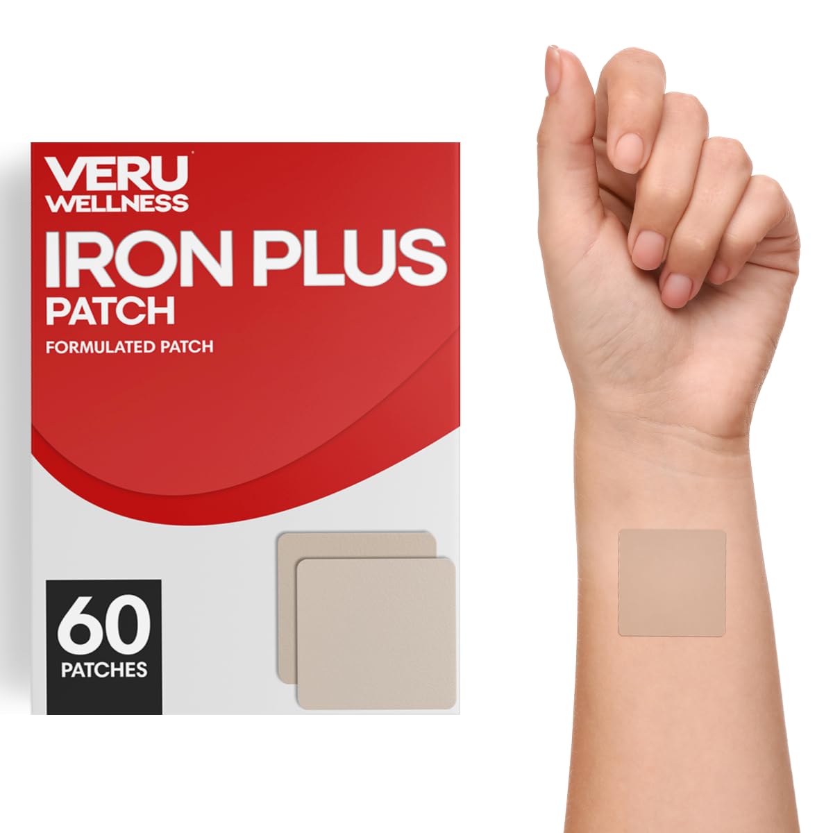 Patch Quotidien Fer Plus de Veru Wellness, vue avant
