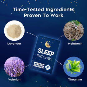 Patch RAAYAM de sommeil profond, application sur la peau