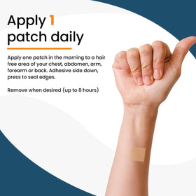 Patch Veru Wellness dans un cadre de vie quotidien