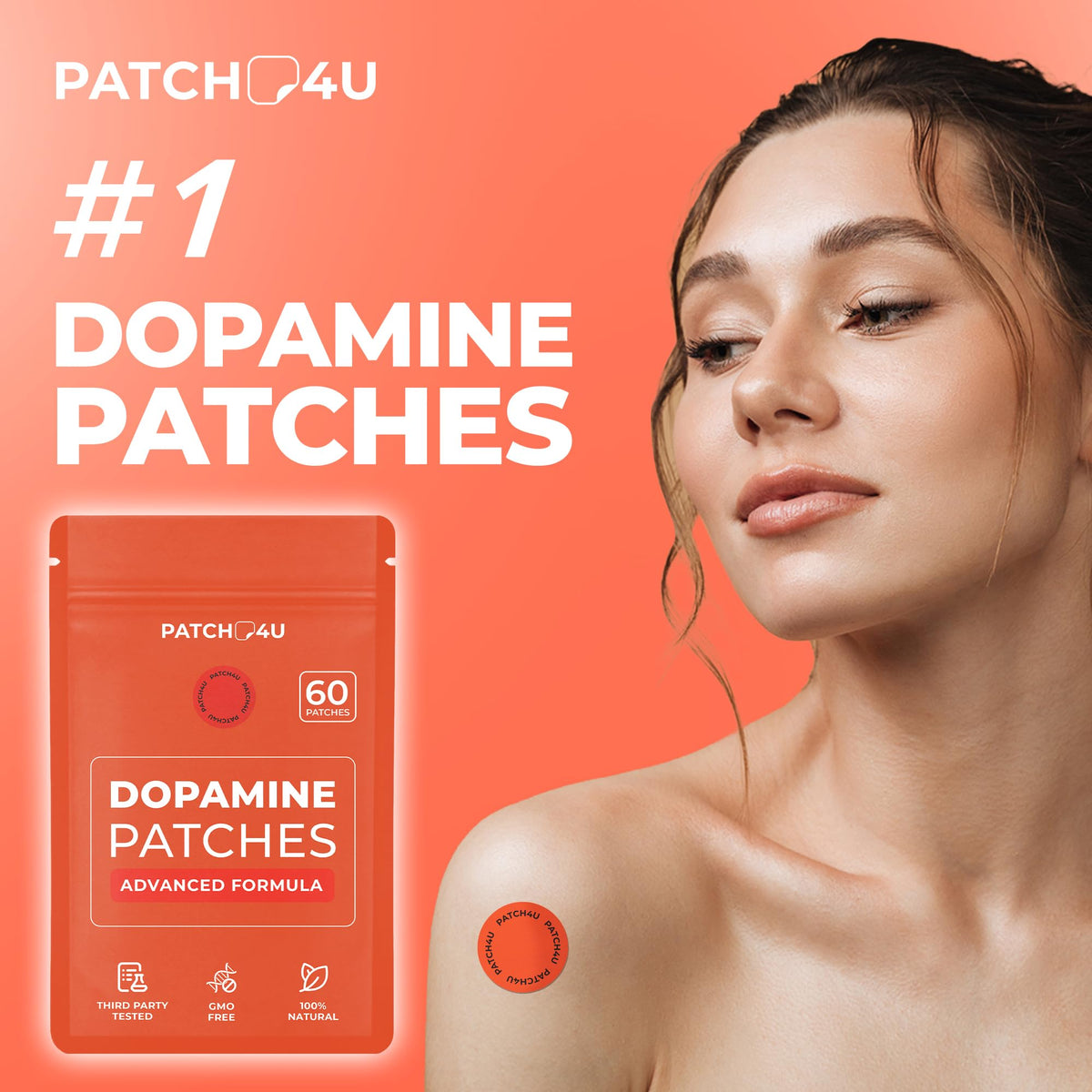 PATCH4U Patches de Dopamine emballage et instructions