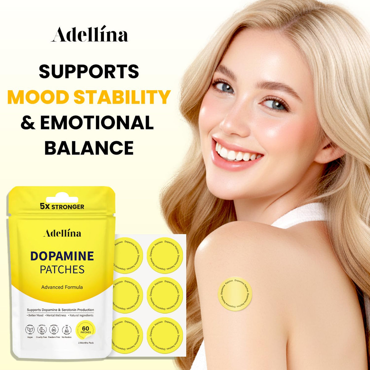 Patches Adellina avec extrait de Mucuna Pruriens