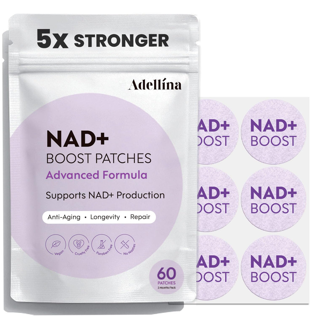 Patches Adellina NAD+ avec emballage et instructions
