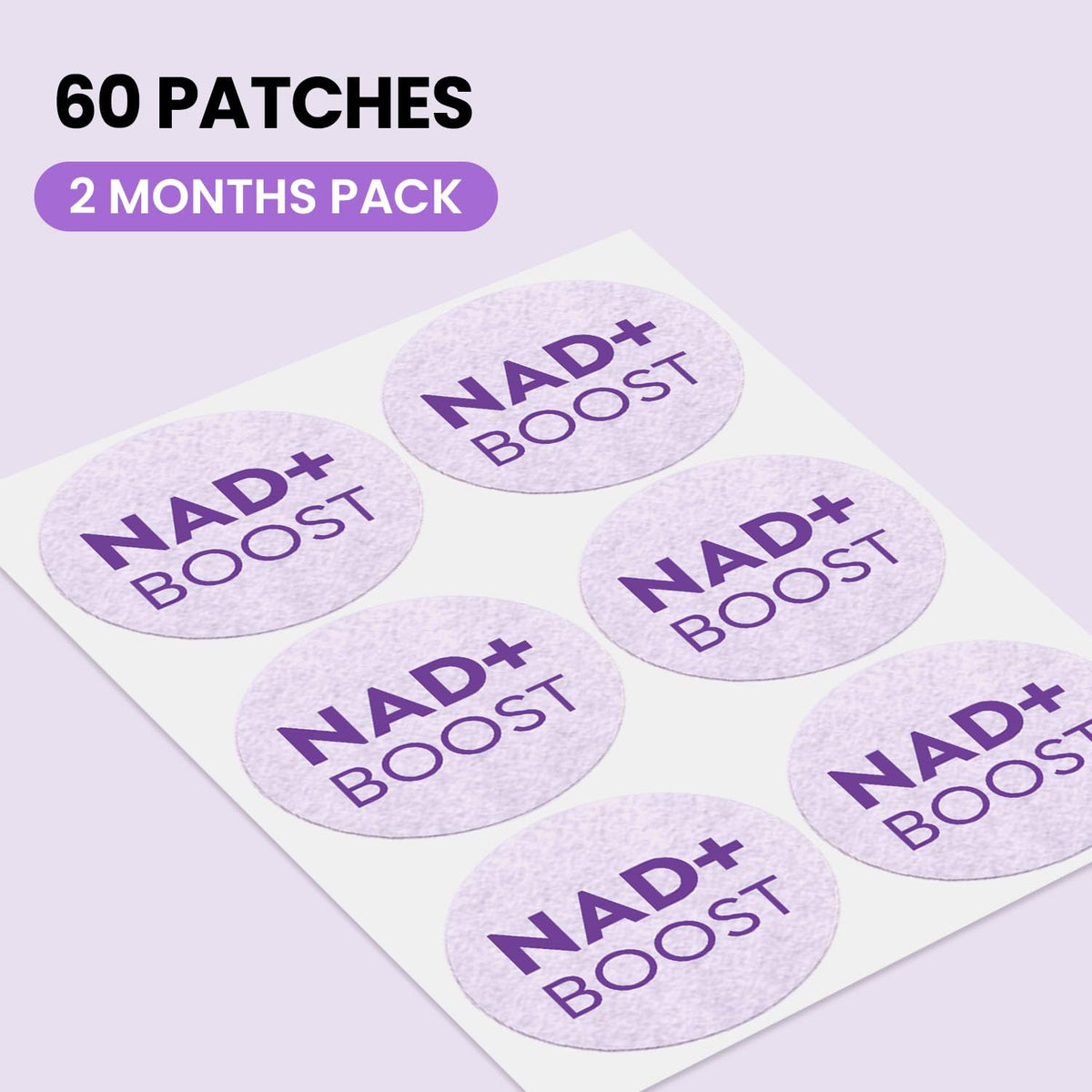 Patches Adellina NAD+ montrant le système de libération