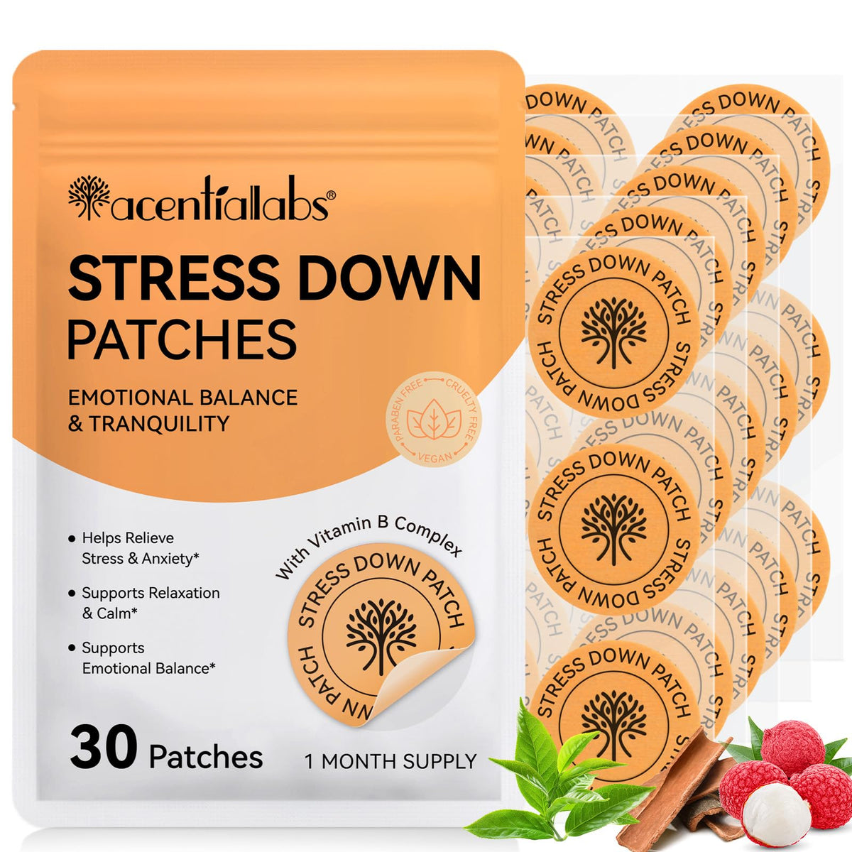 Patches Anti-Stress Generic vue avant avec emballage