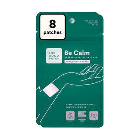 Patches Be Calm de The Good Patch, 8 patches au chanvre, vue de face