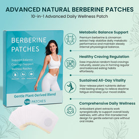 Patches de Berbérine Akouzb avec ingrédients naturels