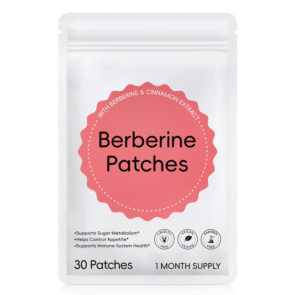 Patches de berbérine HuaangMaox packaging avant avec 30 unités