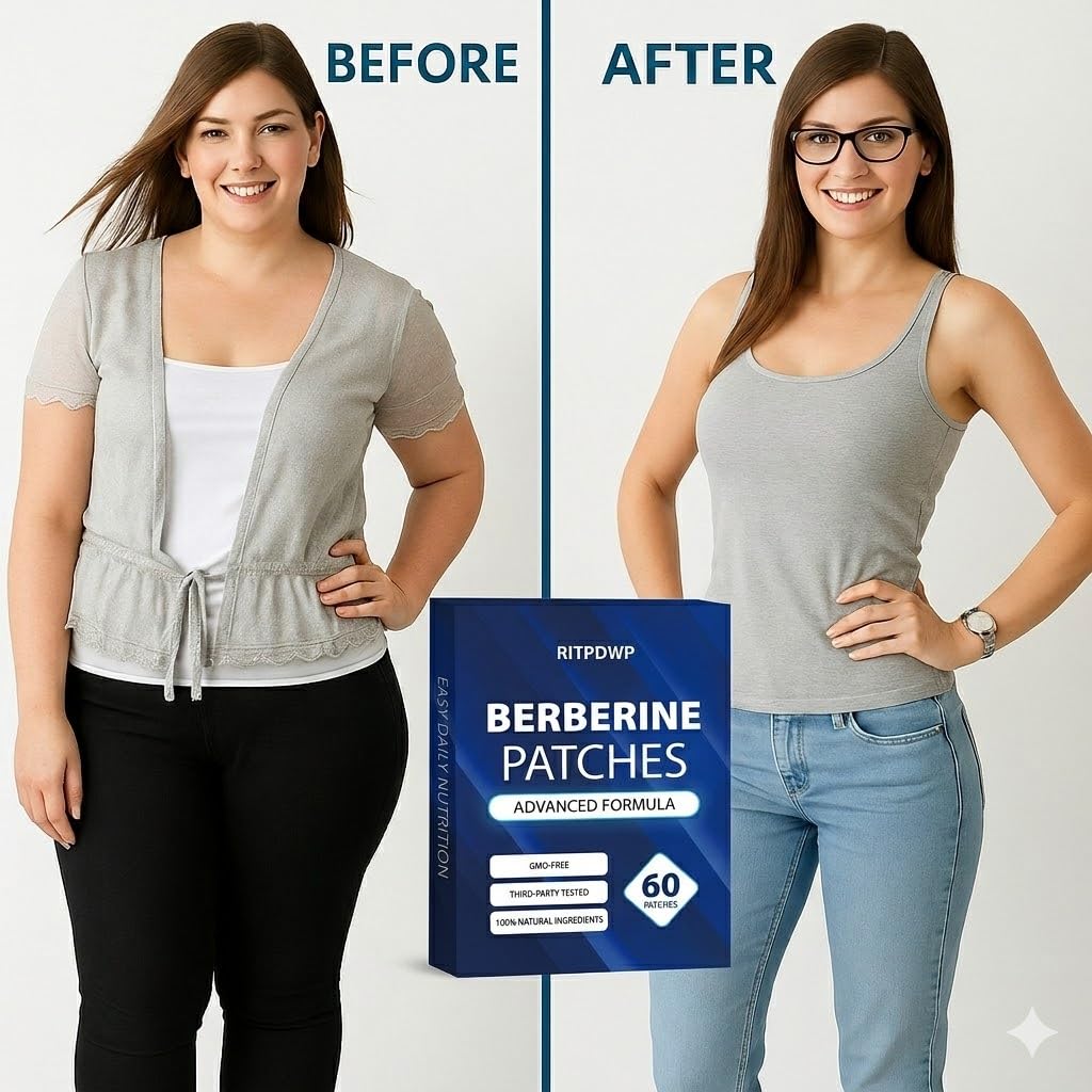Patches de berbérine RITPDWP présentés sur une table