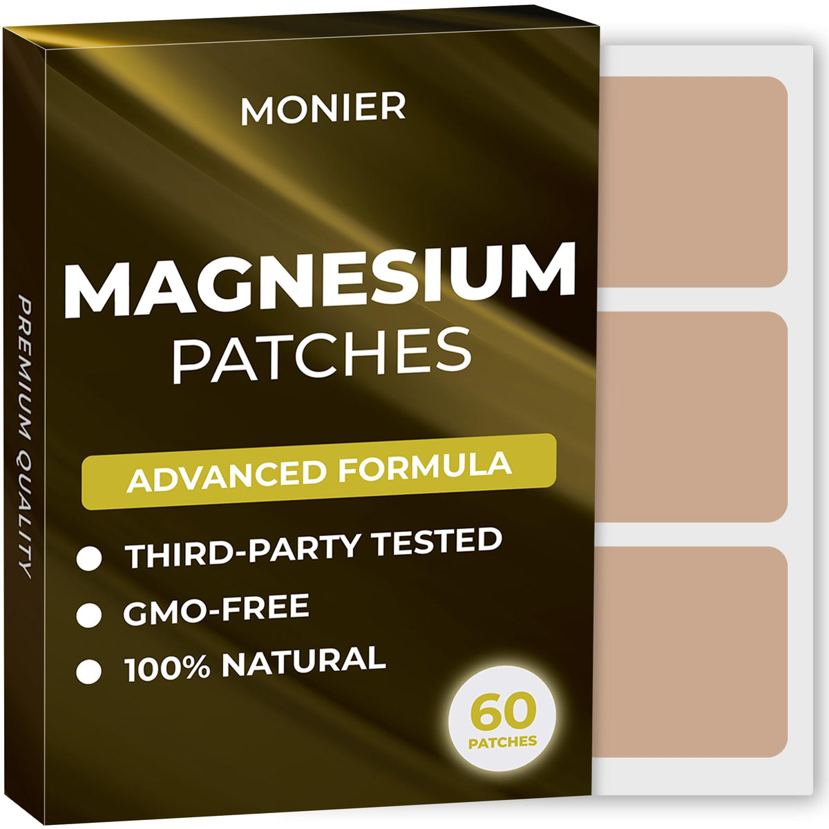 Patches de magnésium MONIER en paquet de 60 pièces, vue de face