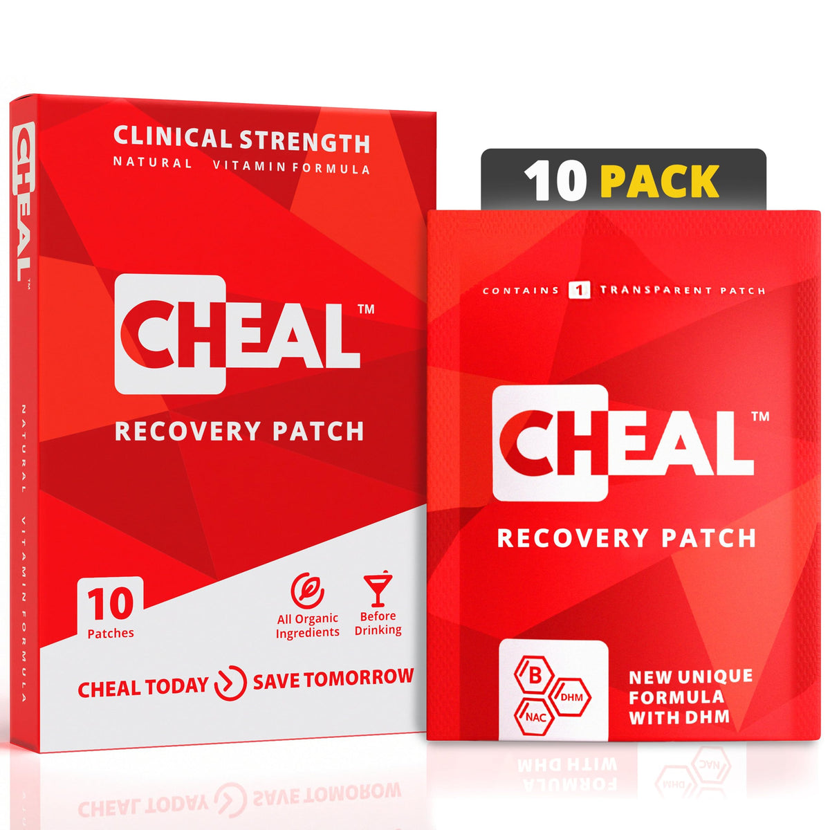 Patches de récupération CHEAL en paquet individuel transparent