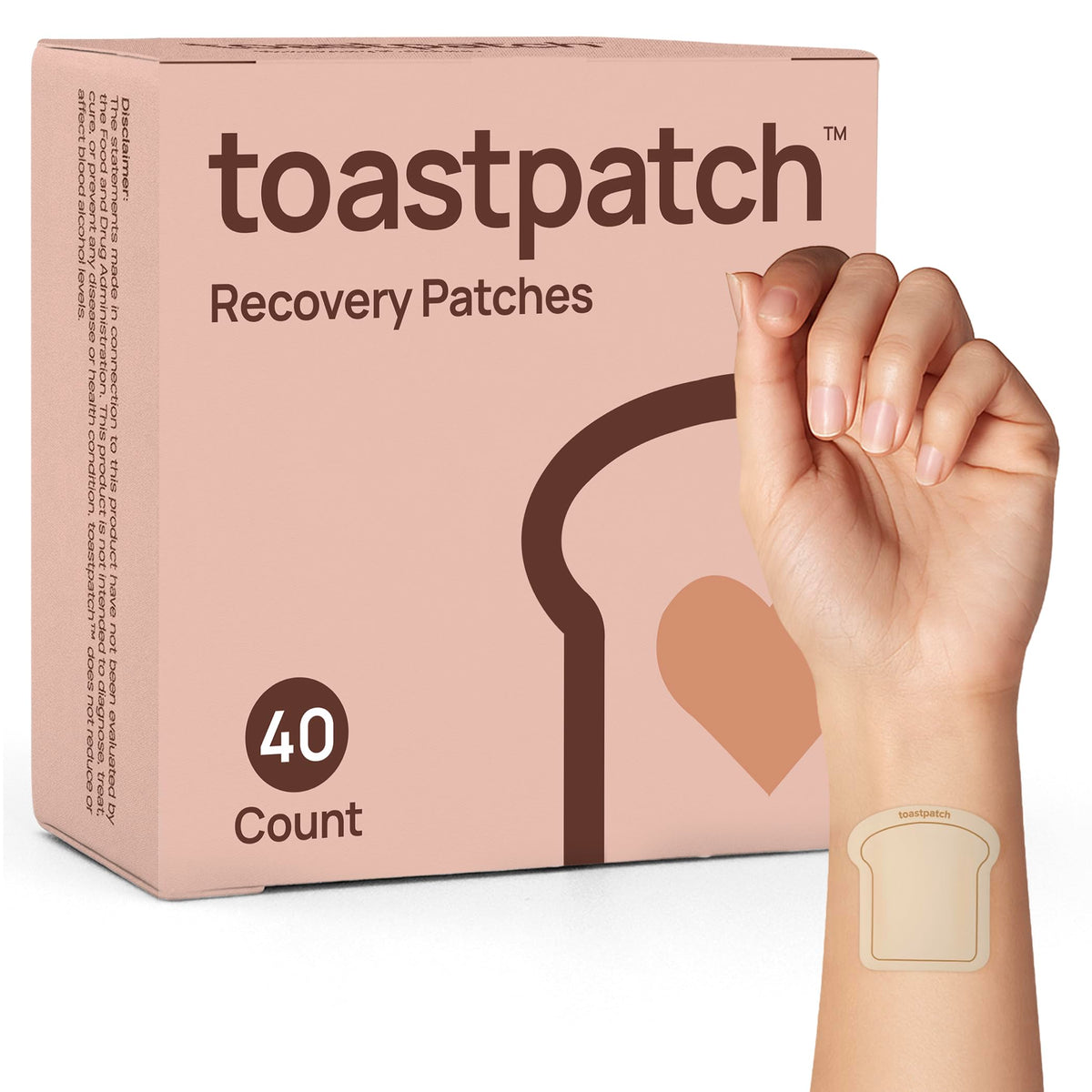 Patches de récupération toastpatch dans une boîte de voyage