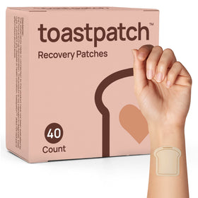 Patches de récupération toastpatch dans une boîte de voyage