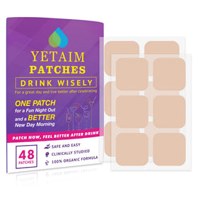 Patches de récupération YETAIM couleur violette, pack de 48
