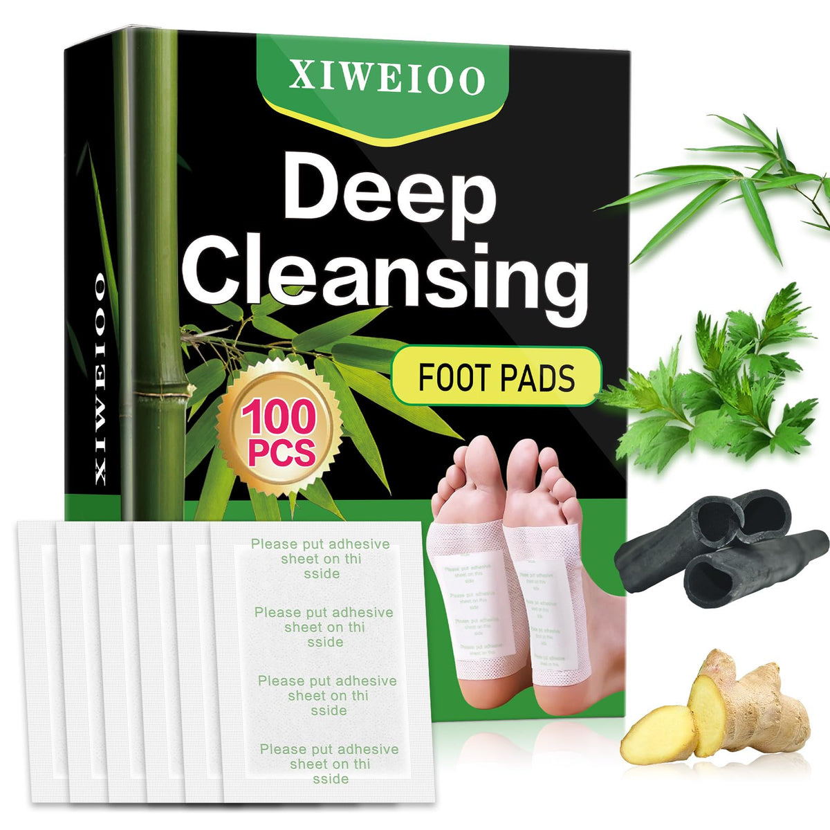 Patches de santé pour pieds xiweioo 100 unités avec emballage