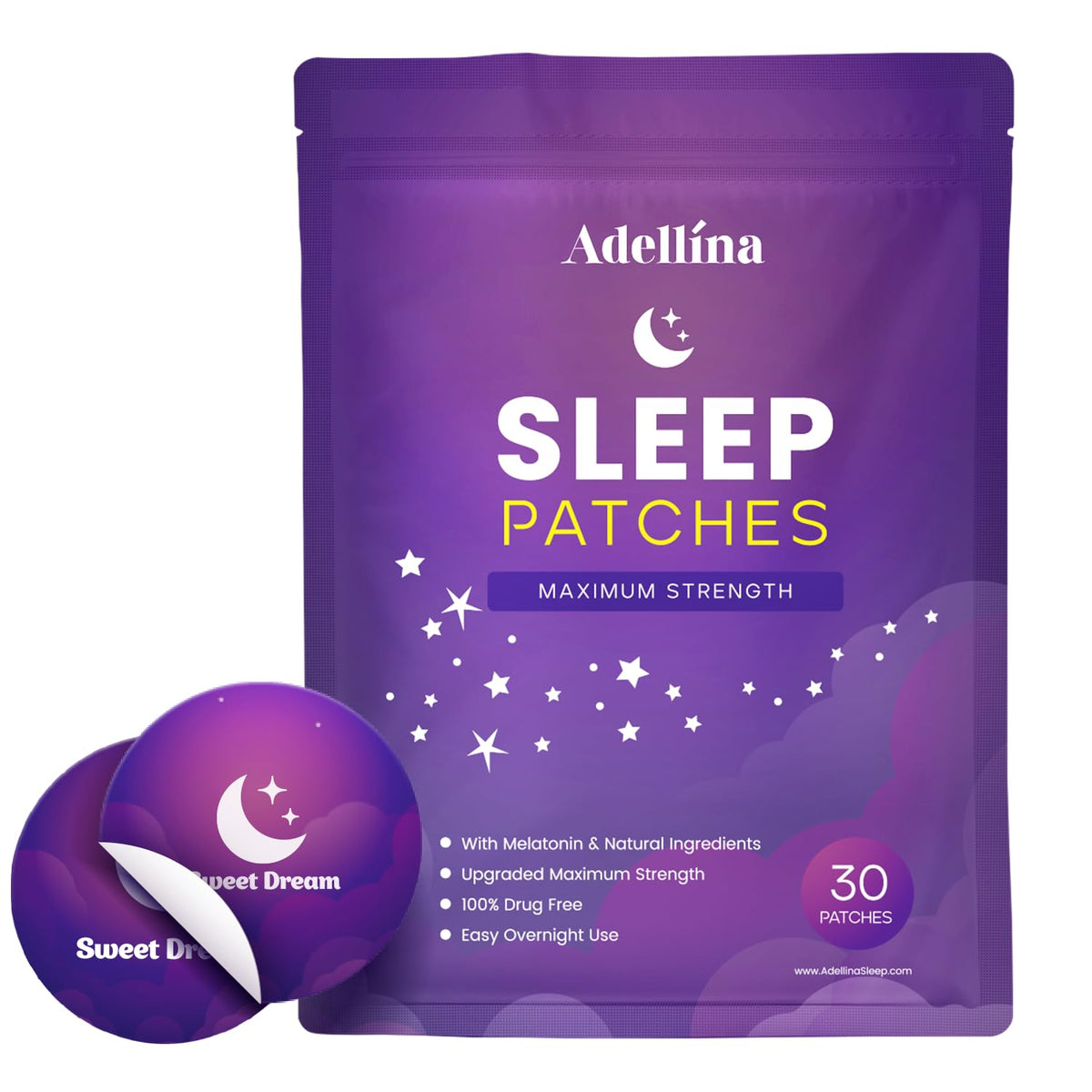 Patches de sommeil Adellina 30 patches en boîte