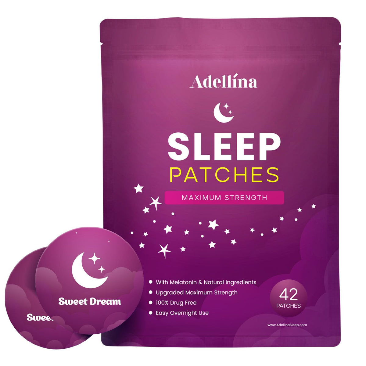 Patches de sommeil Adellina 42 patches avec mélatonine