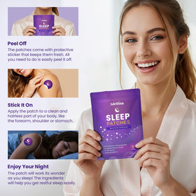 Patches de sommeil Adellina avec mélatonine et valériane