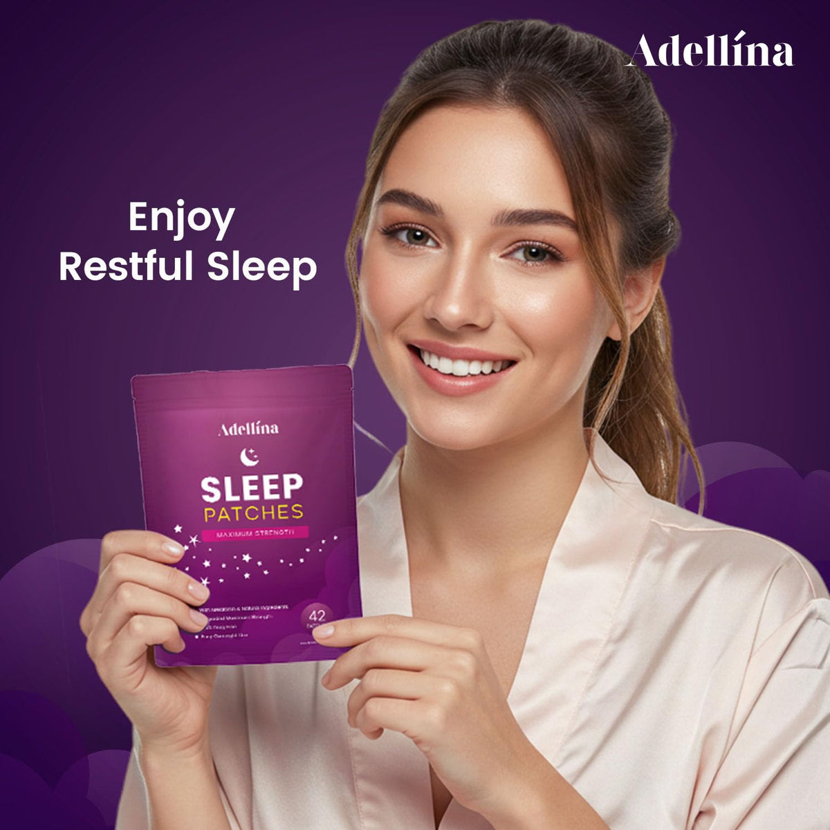 Patches de sommeil Adellina avec mélatonine et valériane
