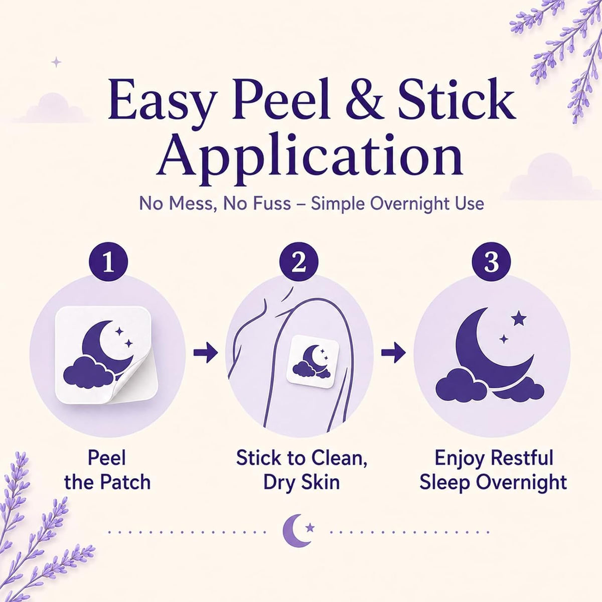 Patches de sommeil frsba en voyage, format pratique