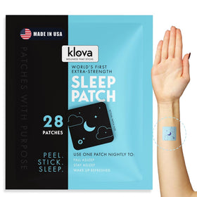 Patches de sommeil Klova vue de face avec emballage