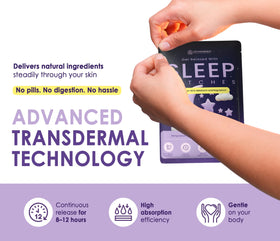 Patches de sommeil Life Management, un patch sur la peau
