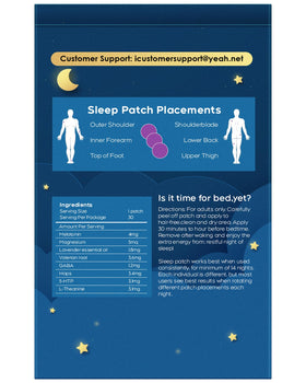 Patches de sommeil RAAYAM avec instructions d'utilisation
