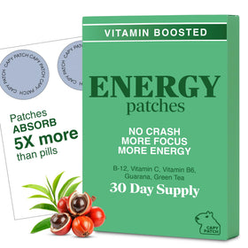 Patches énergétiques Capy Patch Vitamine B12 dans leur emballage