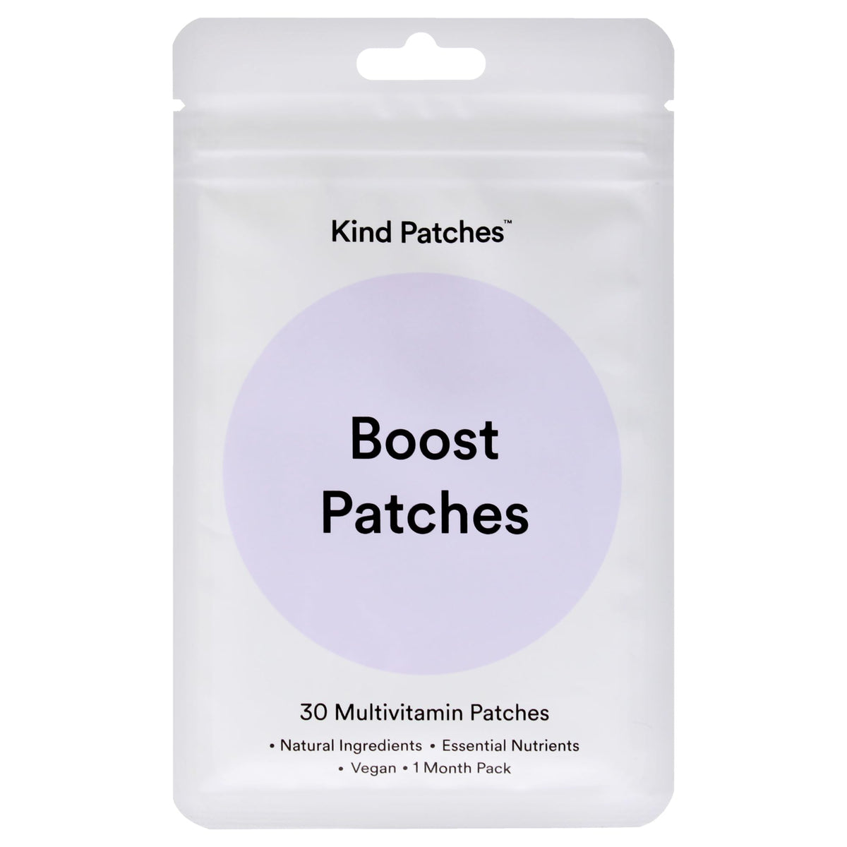 Patches énergétiques Kind Patches, paquet de 30 unités, vue de face