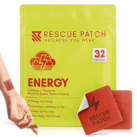 Patches énergétiques Rescue Patch avec caféine, vue de face