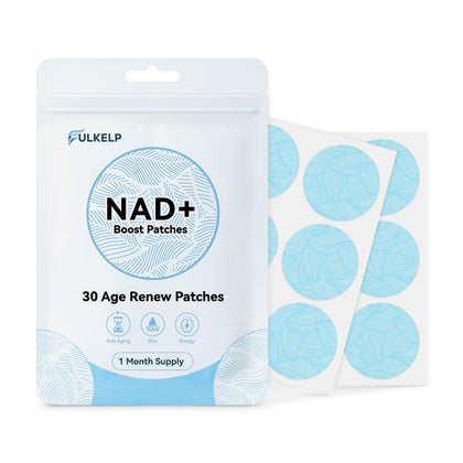 Patches FULKELP NAD+ vue avant avec emballage et description