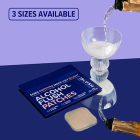 Patches iBLUSH avec des verres à côté
