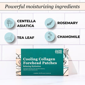 Patches JANE VINE avec centella asiatica et acide hyaluronique