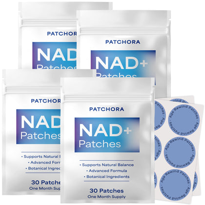 Patches NAD+ 4 Pack vue de face avec emballage