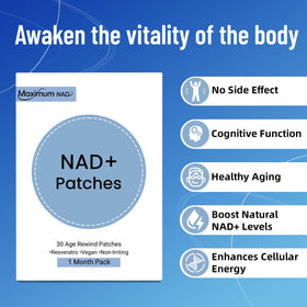 Patches NAD+ Juebingy en boîte, 30 patches