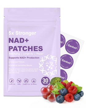 Patches NAD+ Sankell, boîte contenant 30 unités, vue de face