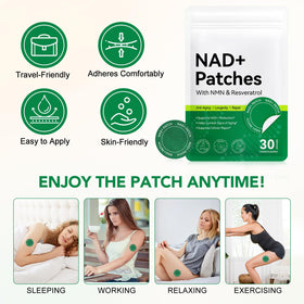 Patches NAD+ WeiWeiLa avec 500mg NMN et Resvératrol
