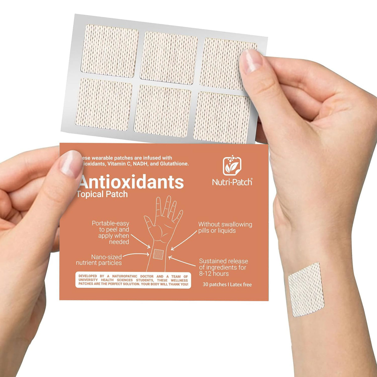 Patches NUTRI-PATCH Antioxydants, 30 unités, présentation avant